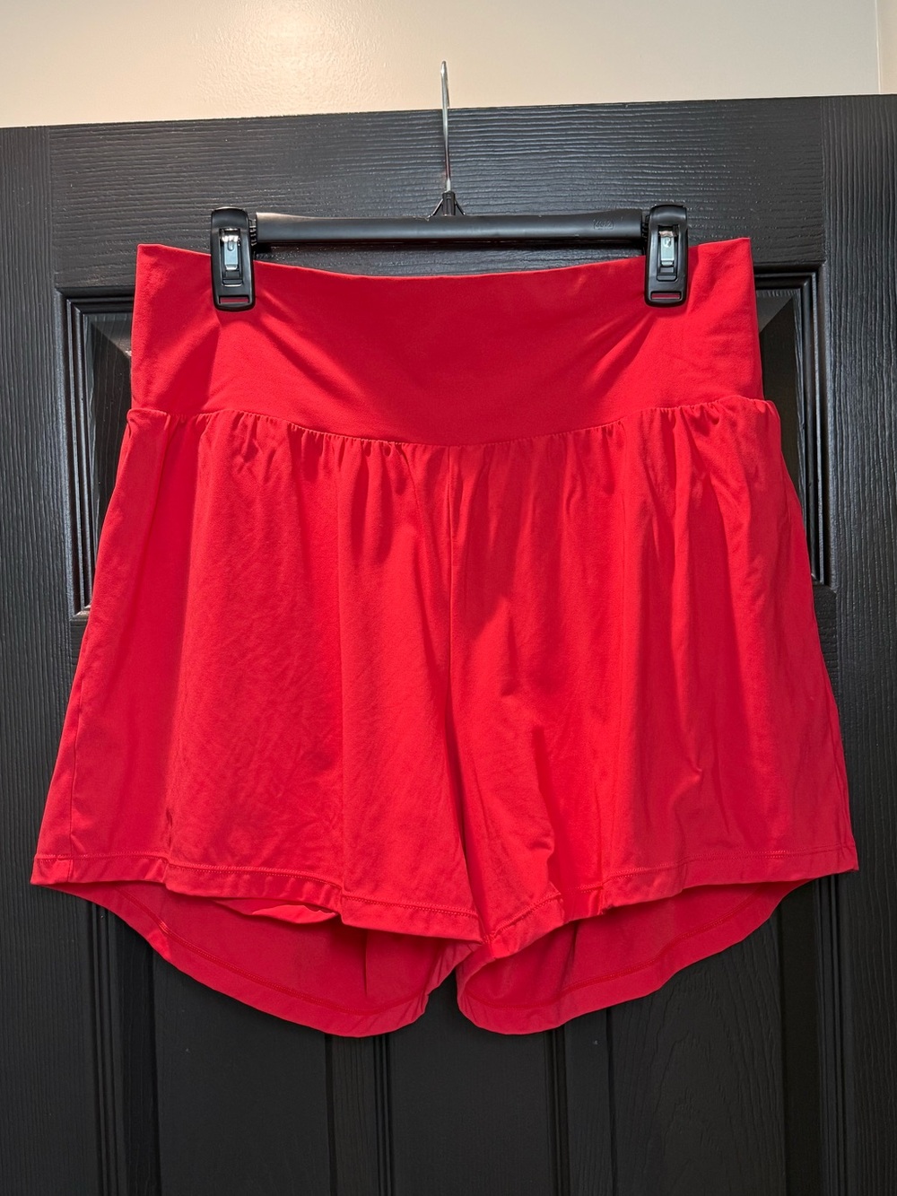 Halara High-Waist Red Women’s Active Shorts